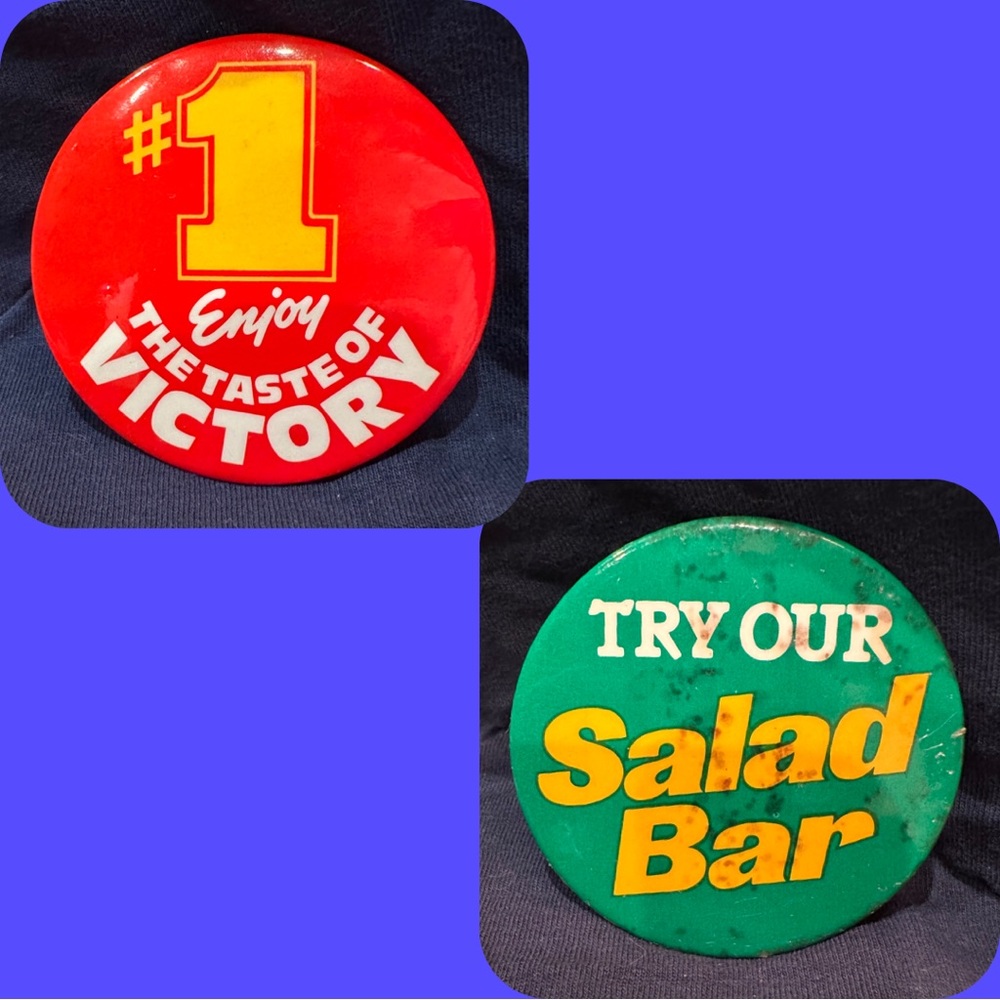 1983 & 1984 Burger King Buttons